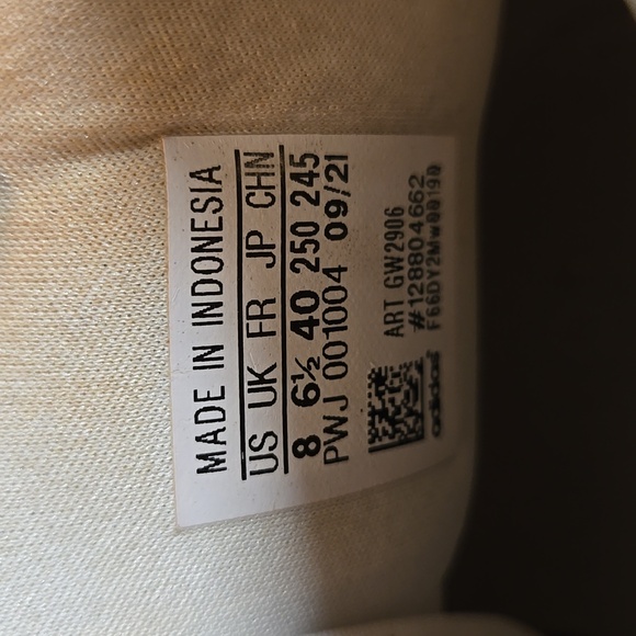 Adidas Womens Postmove Mid GW2906 White Basketball Shoes Sneakers, Size 8 - Picture 7 of 7